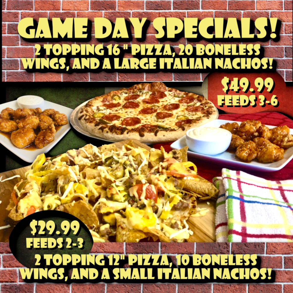 Game Day Special! Bruno's Pizza